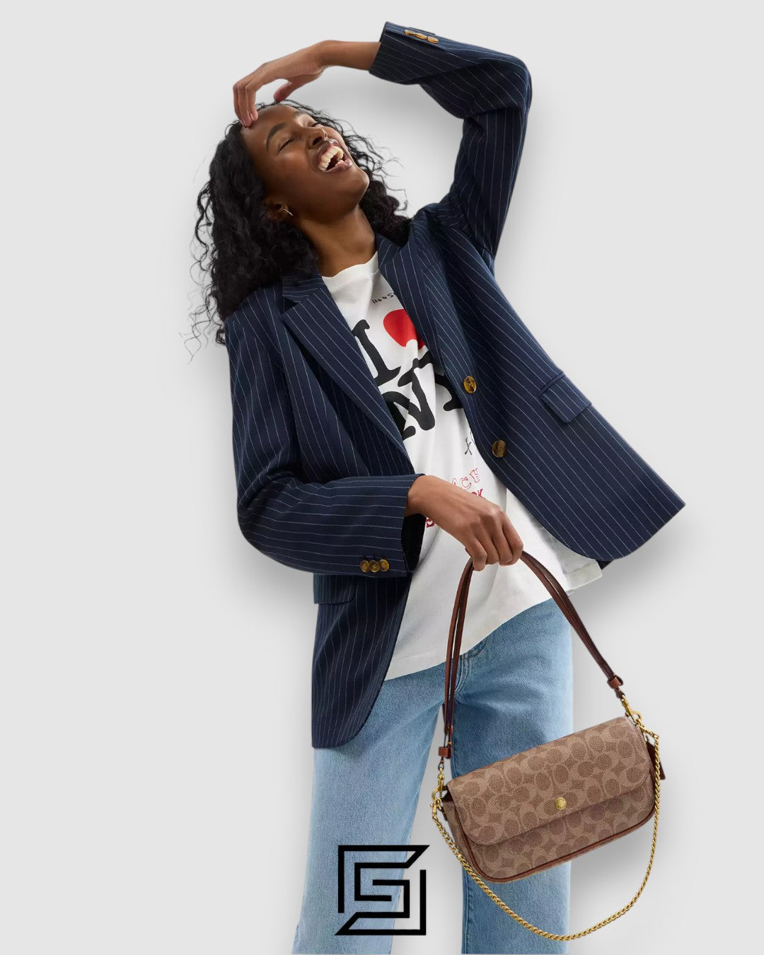 Brook Flap Chain Bag In Signature Canvas CAN91