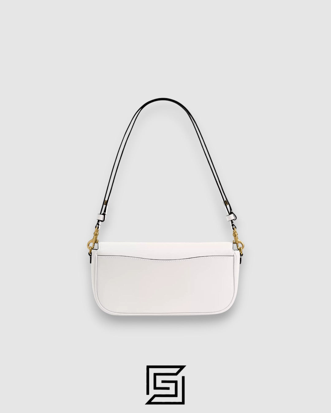 Coach Brook Flap Chain Bag White Style CAN90