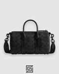 Coach Compass Bag 25 In Signature Canvas Grey Style Number CCF49