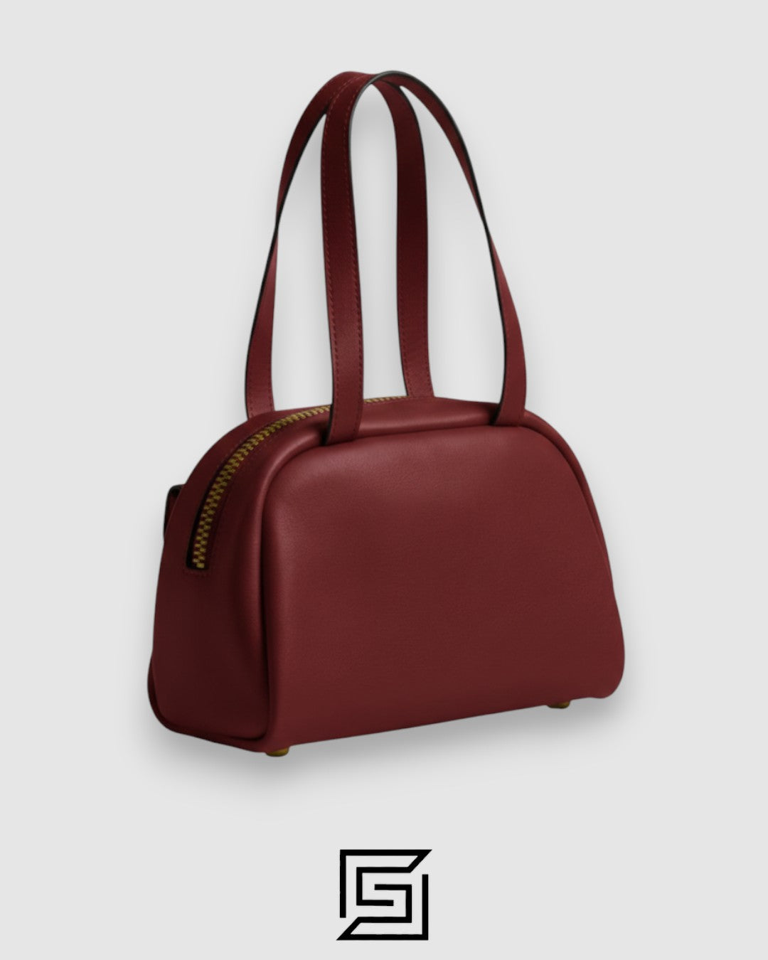 Coach Twin Turnlock Bag 20 Dark Brown Style Number CCC55