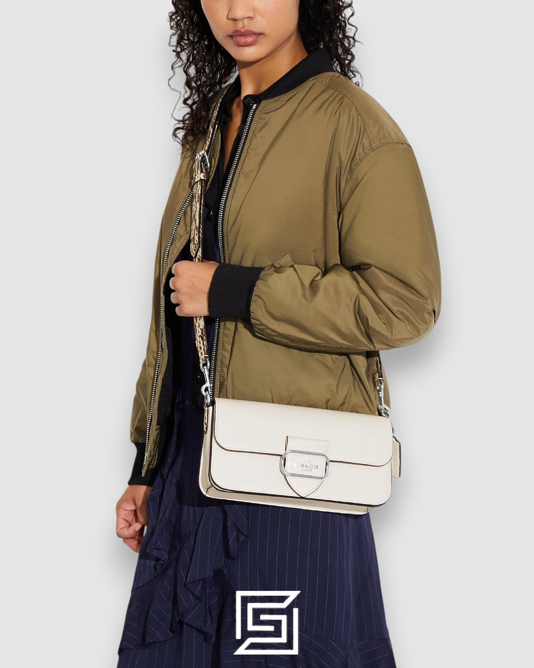 Coach Morgan Shoulder Bag White Style Number CE561