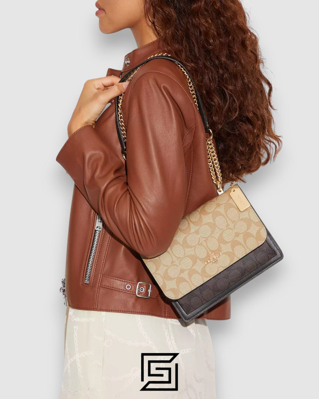 Coach Klare Crossbody Bag In Blocked Signature Canvas Style Number CE866