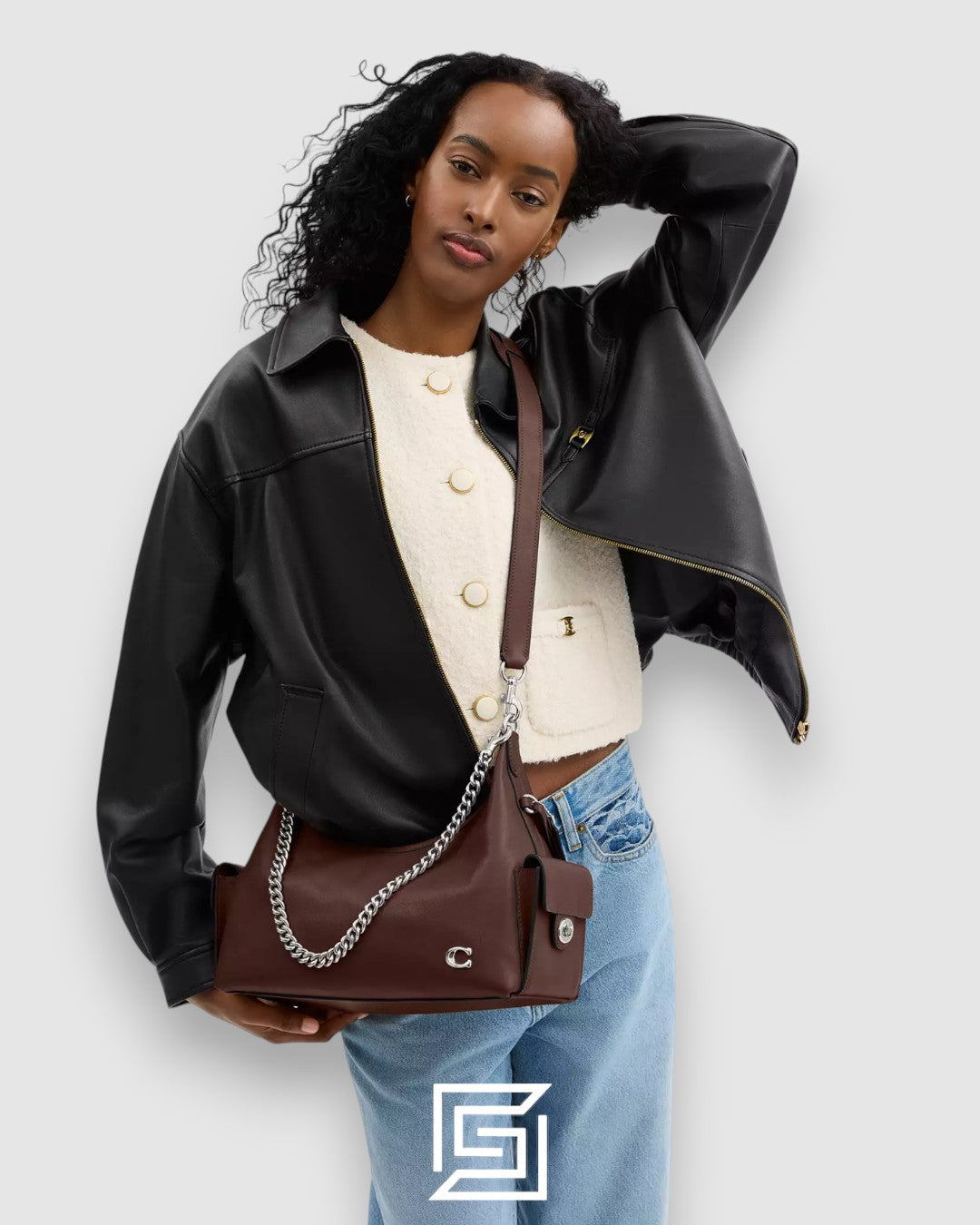 Coach Pocket Juliet Bag 30 Brown Style Number CAM20