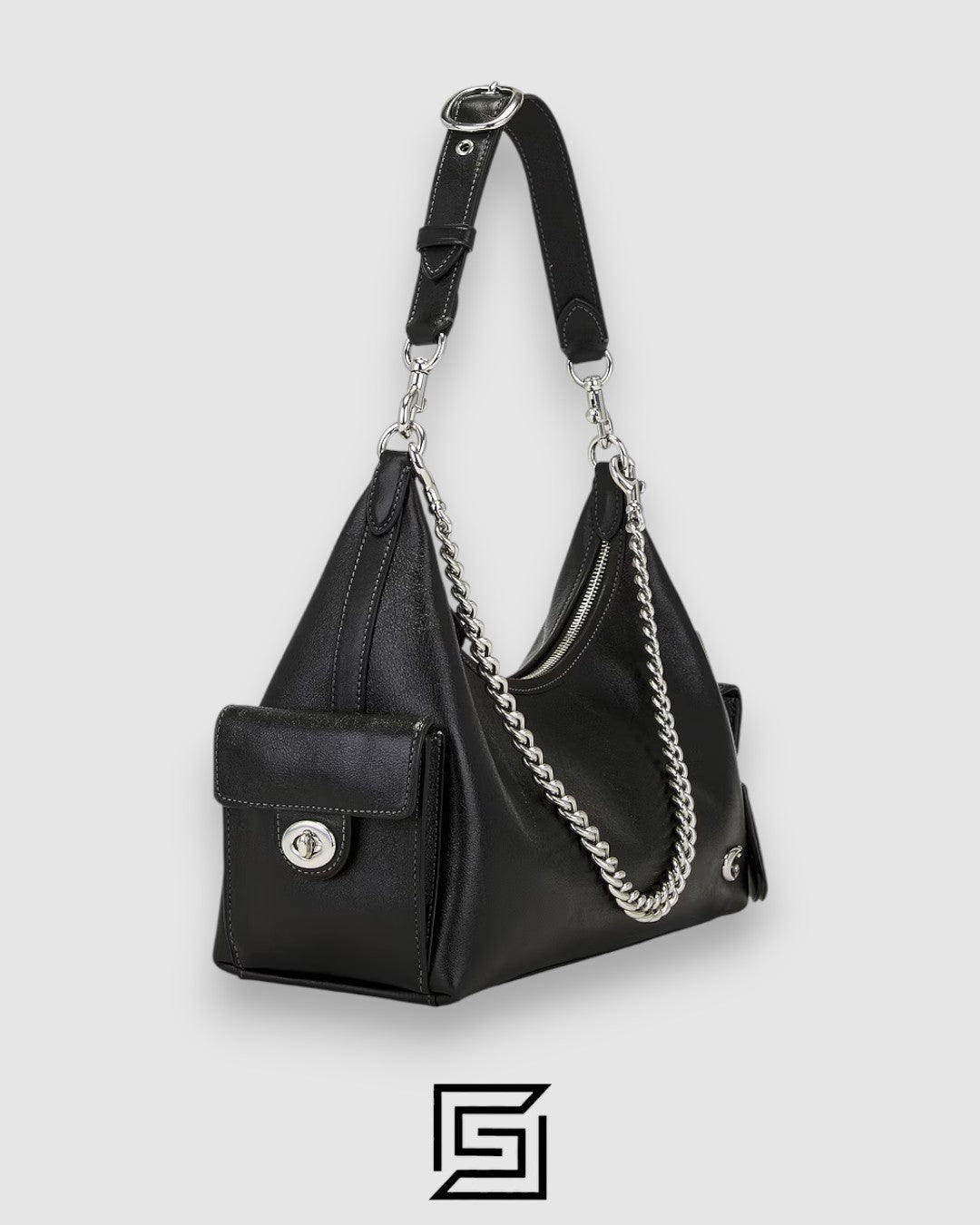 Coach Pocket Juliet Bag 30 Black Style Number CAM20