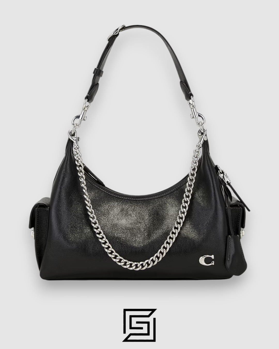 Coach Pocket Juliet Bag 30 Black Style Number CAM20