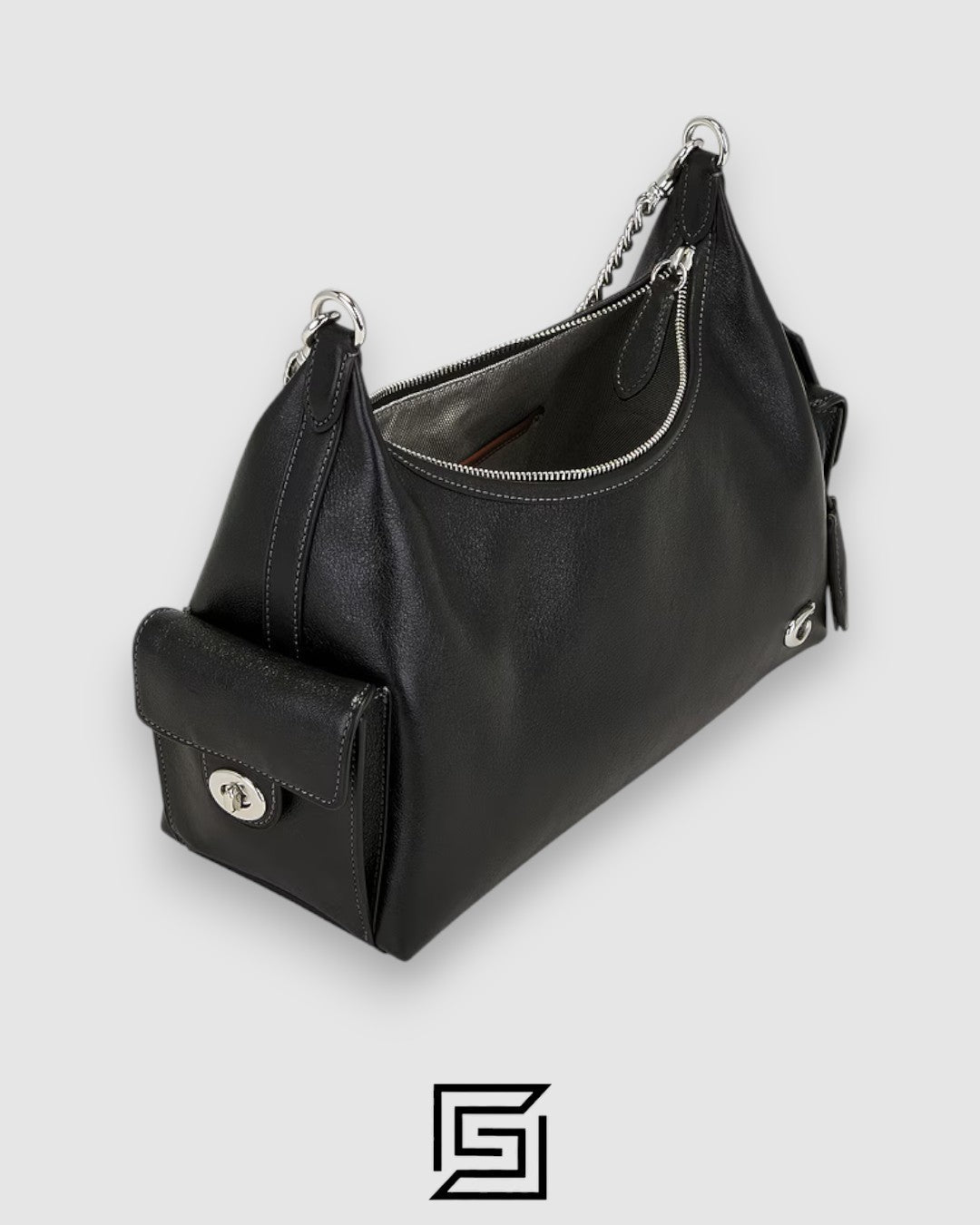 Coach Pocket Juliet Bag 30 Black Style Number CAM20