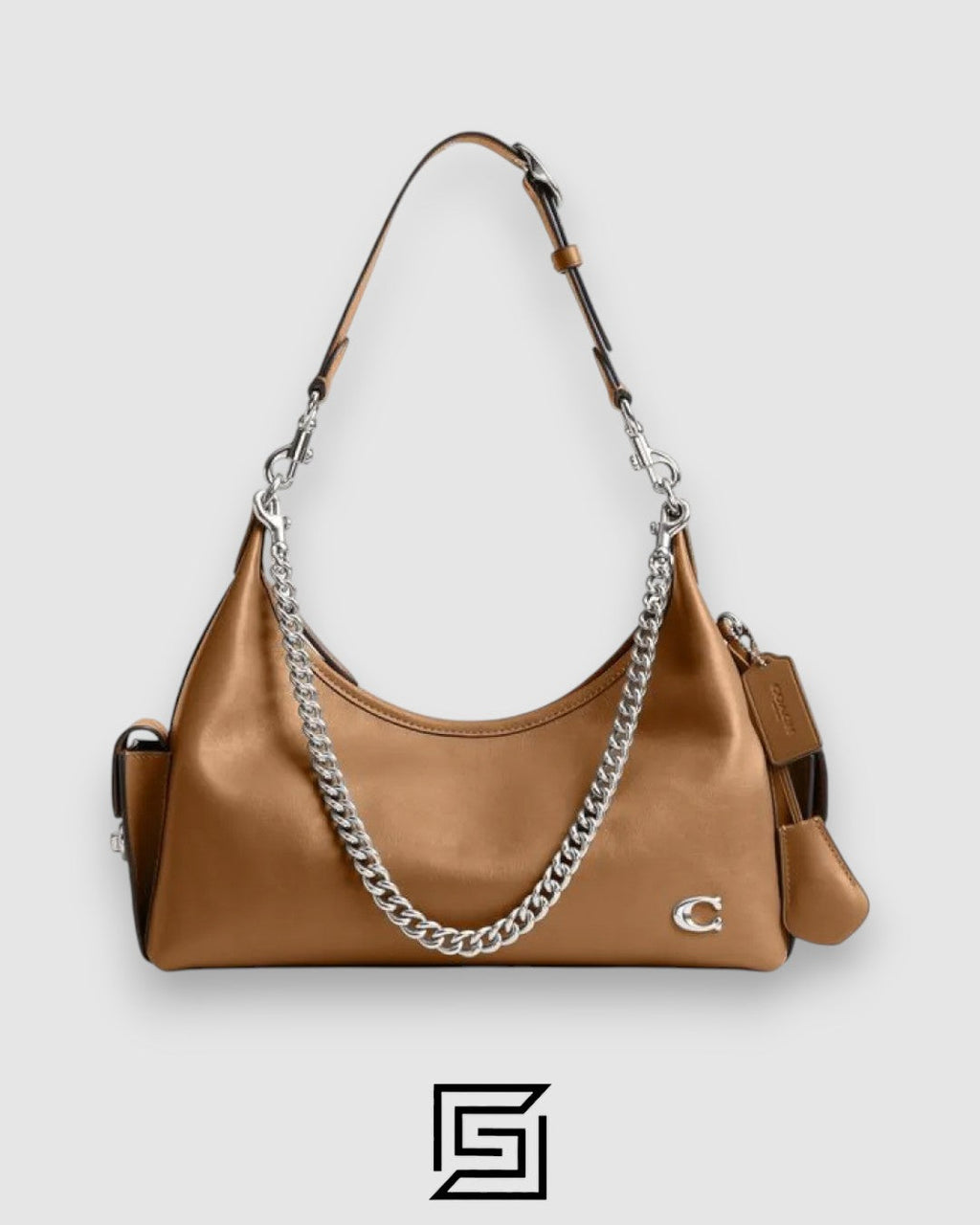 Coach Pocket Juliet Bag 30 Biege Style Number CAM20
