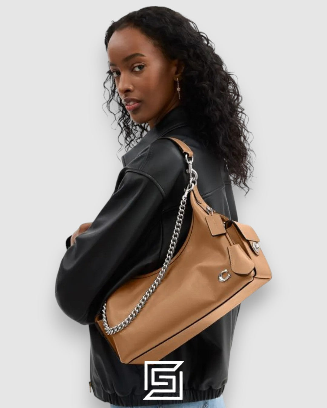 Coach Pocket Juliet Bag 30 Biege Style Number CAM20