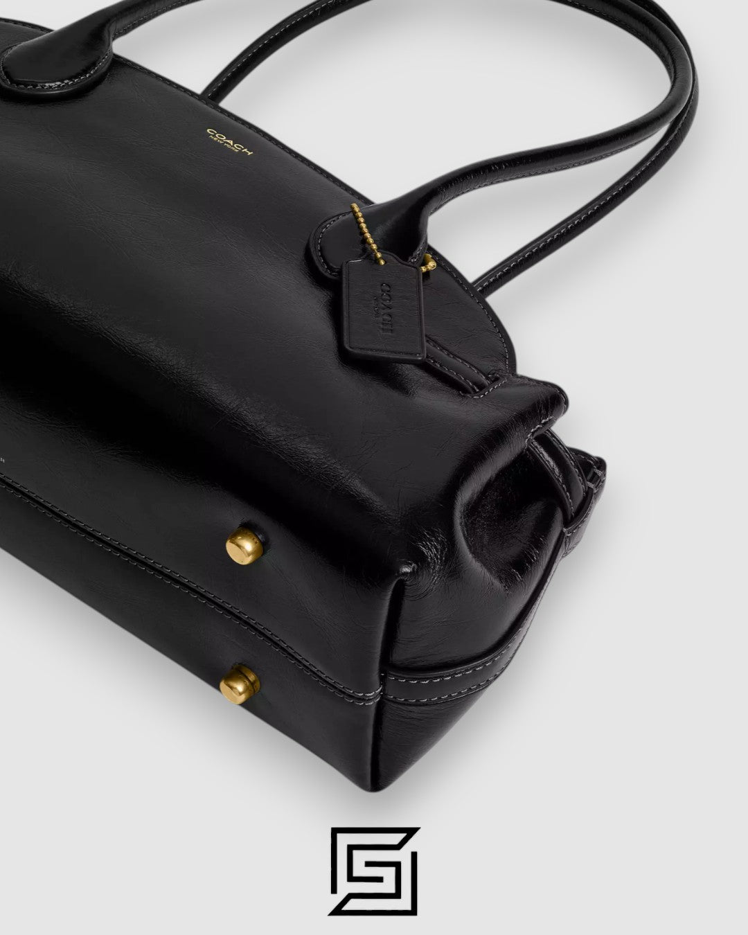 Coach EMPIRE CARRYALL BAG 34 أسود، رقم التصميم CAM03