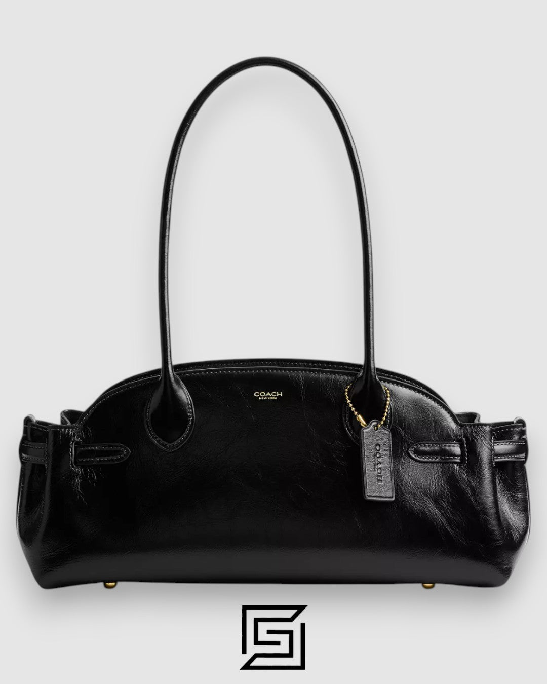 Coach EMPIRE CARRYALL BAG 34 أسود، رقم التصميم CAM03