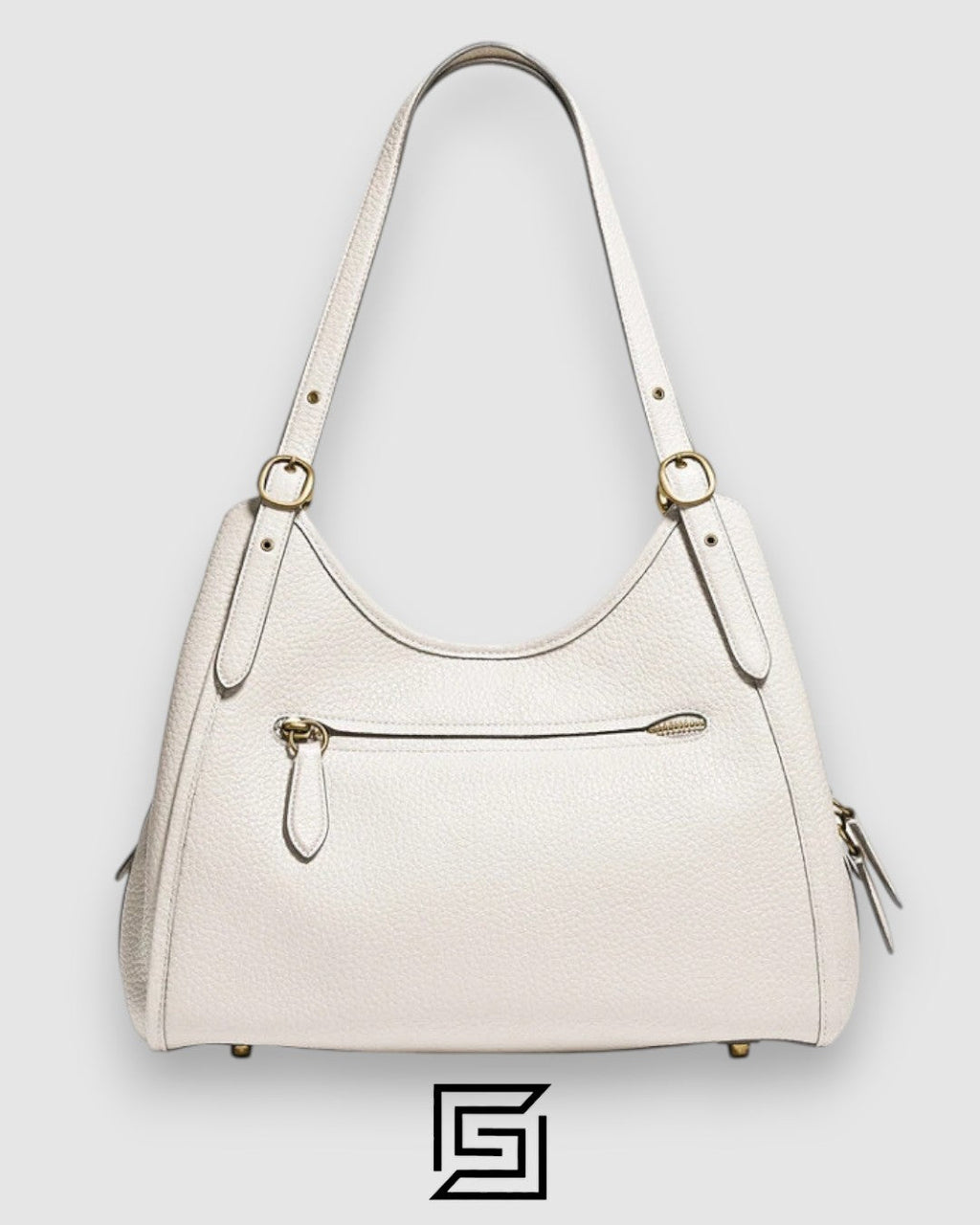 Coach Restored Bella Shoulder White Bag C4824