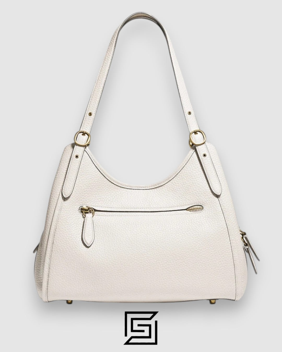 Coach Restored Bella Shoulder White Bag C4824
