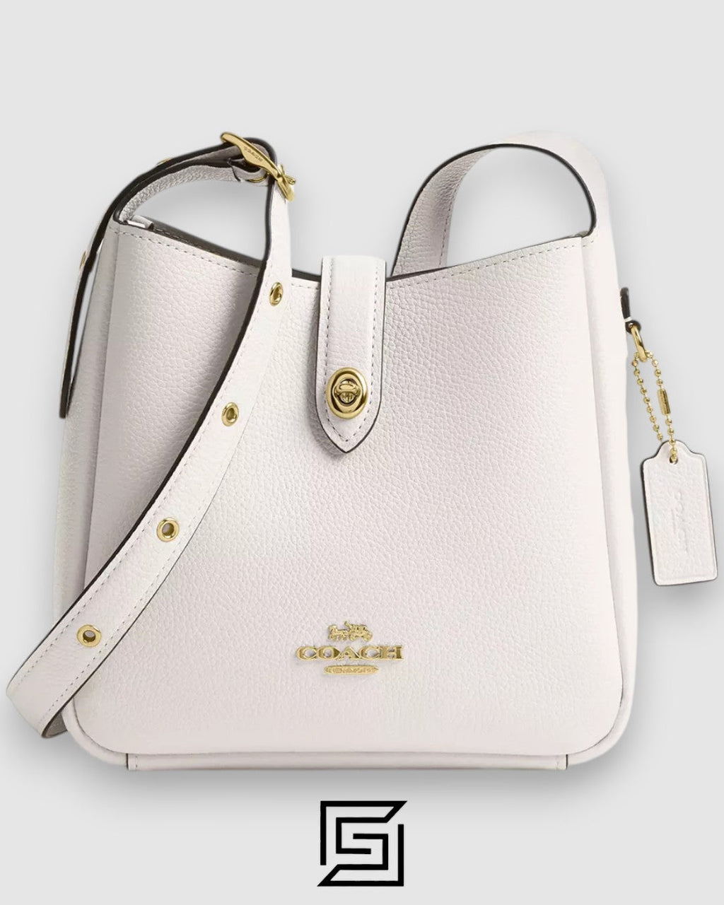 Coach Hadley Mini Crossbody Bag White CAL60