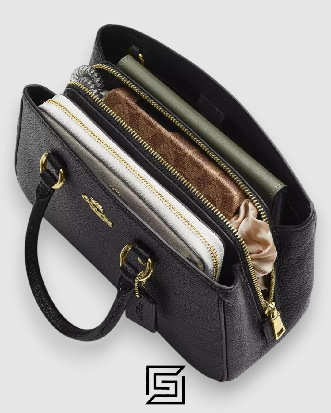 COACH Savannah Small Carryall Bag Black CAL54
