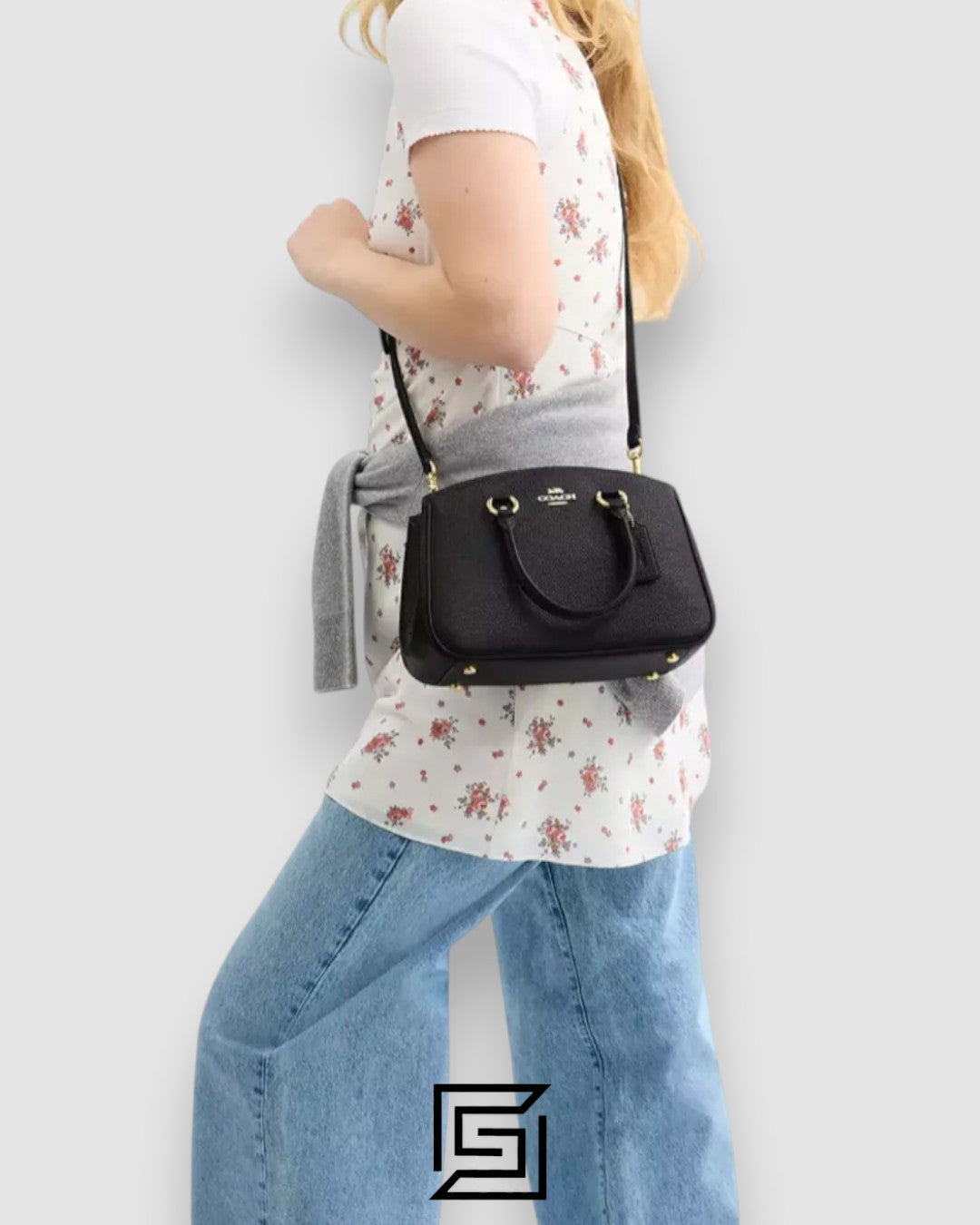 COACH Savannah Small Carryall Bag Black CAL54
