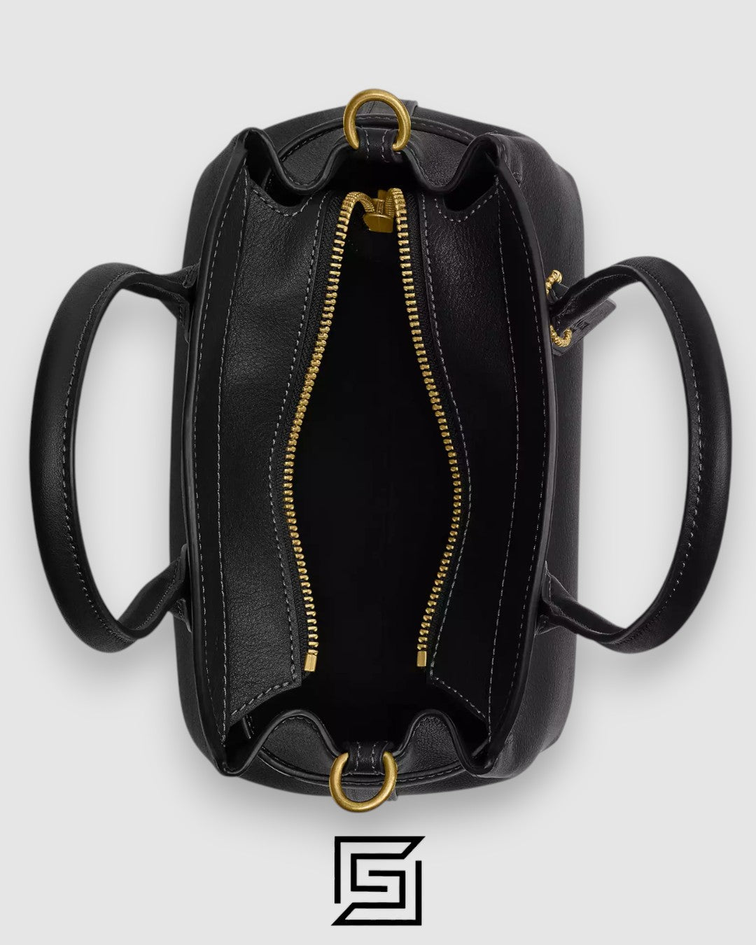 حقيبة يد COACH Soft Empire Carryall باللون الأسود 21 CCY99