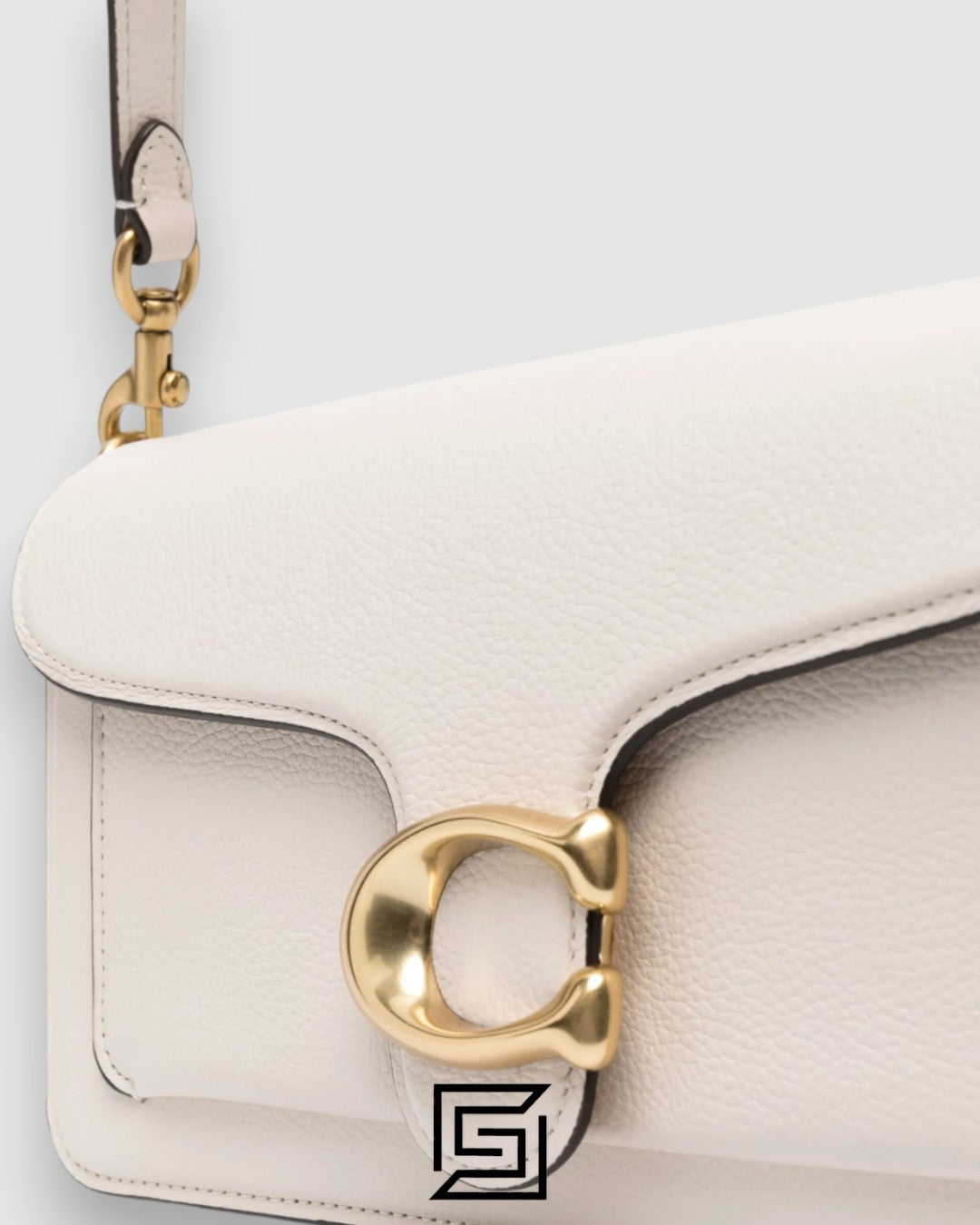 COACH Tabby Shoulder Bag 26 White CH857