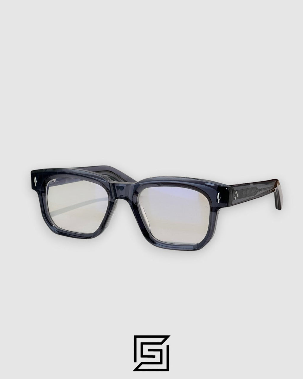Jacques Marie Mage PLAZA Eyeglasses - transparent-grey
