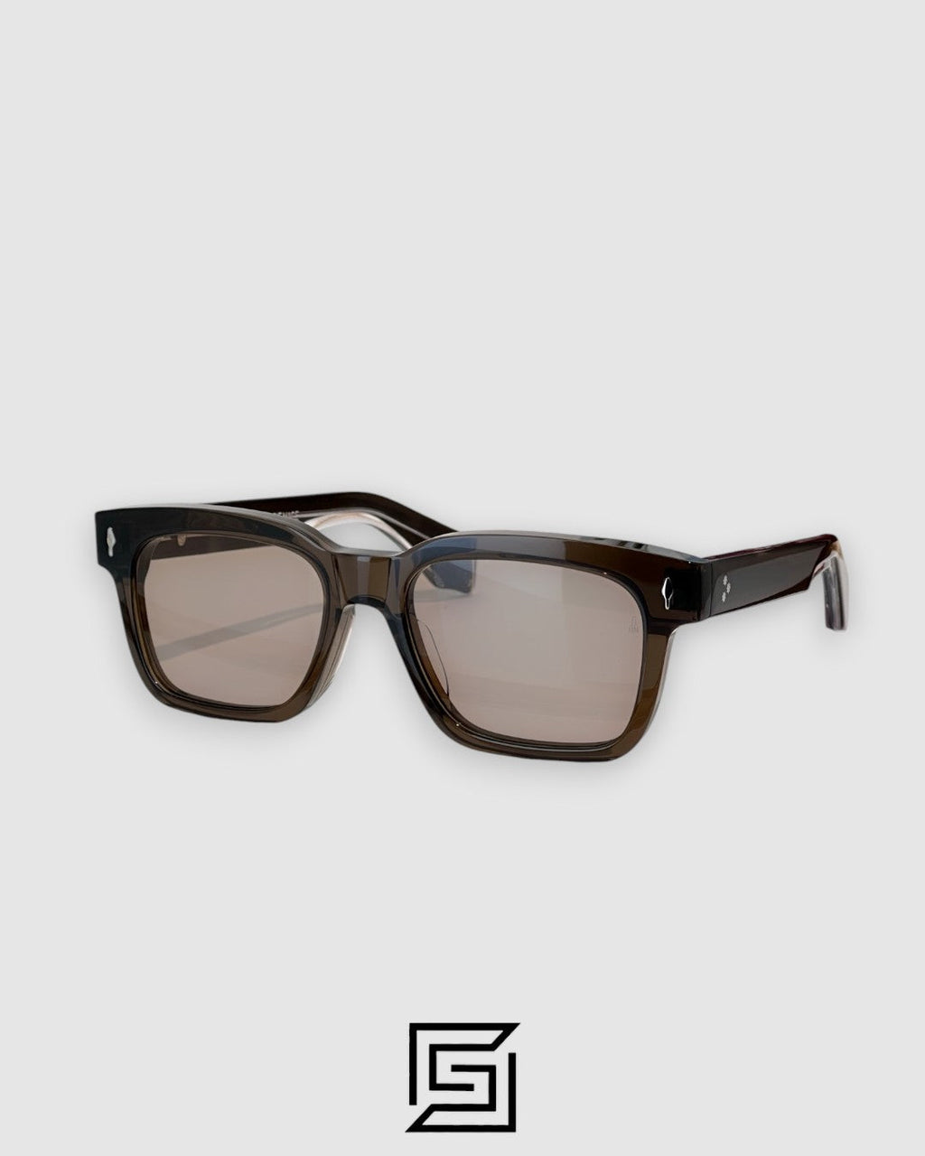Jacques Marie Mage MOLINO Sunglasses - TRANSPERENT GREY - BROWN