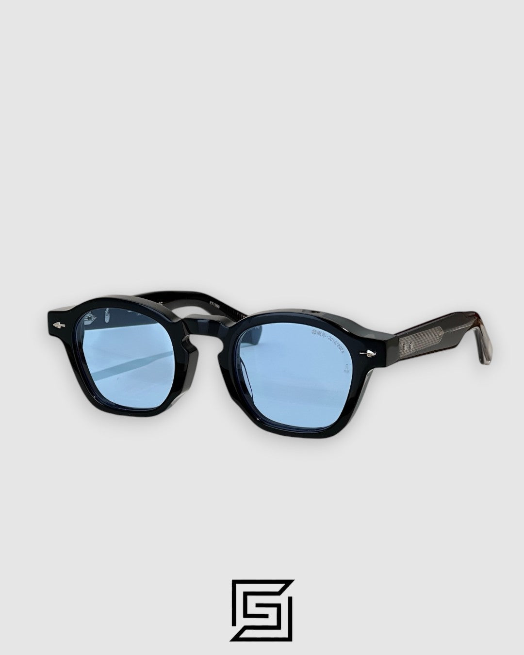 Jacques Marie Mage ZEPHIRIN 十周年 Sunglasses - BLACK-BLUE
