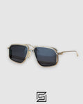 Jacques Marie Mage JAGGER Sunglasses - gold x silver - Black
