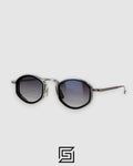 Jacques Marie Mage ARAGON Sunglasses - silver x black -grey