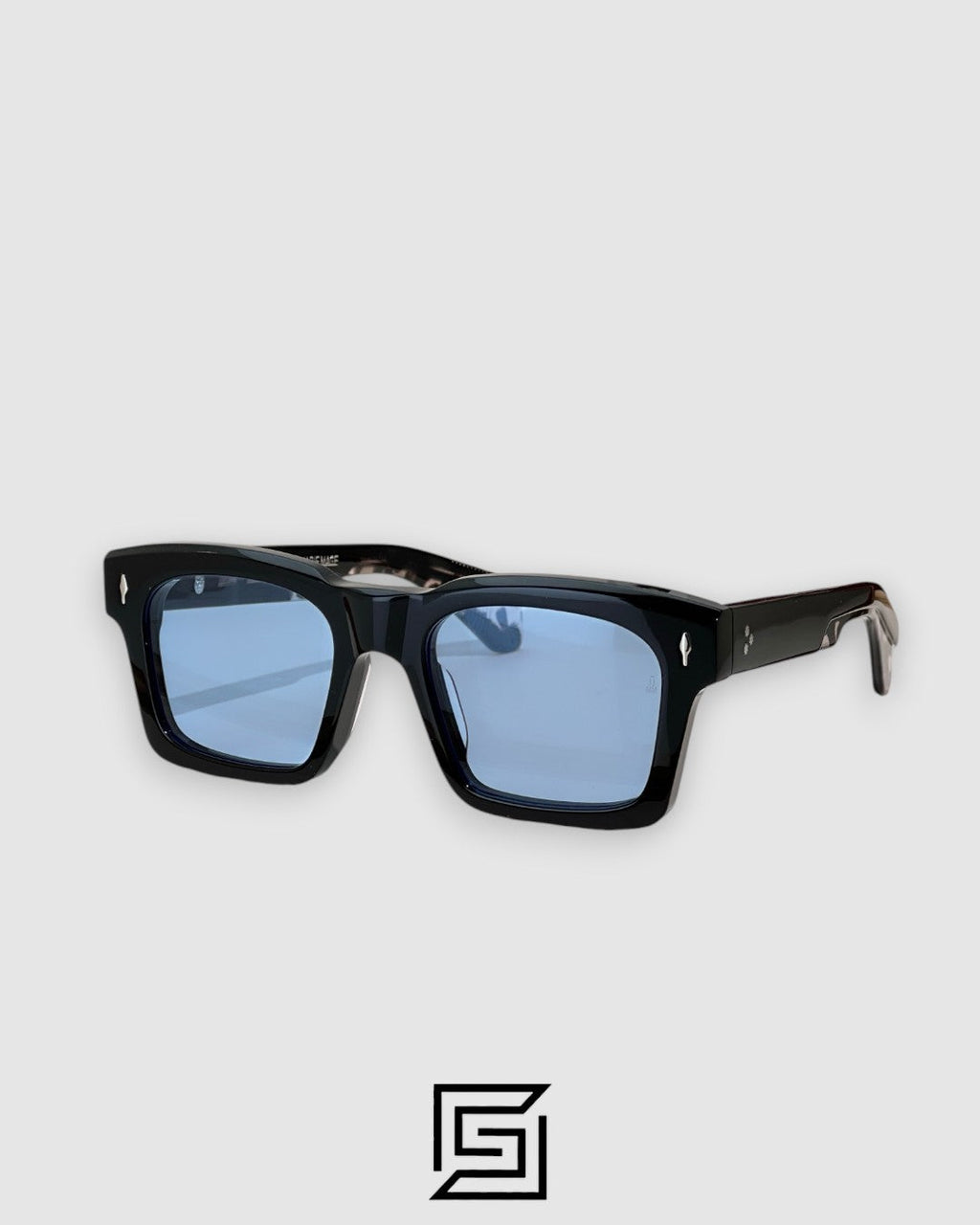 Jacques Marie Mage KAINE Sunglasses - BLACK-BLUE