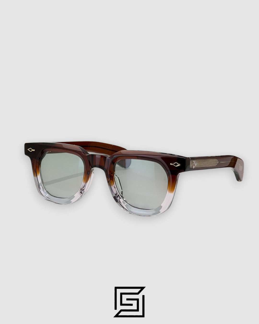 Jacques Marie Mage VENDOME Sunglasses - red tow tone-light green