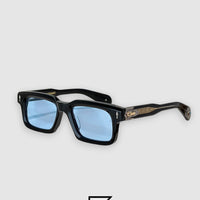 Jacques Marie Mage BELVEDERE Sunglasses - BLACK-BLUE