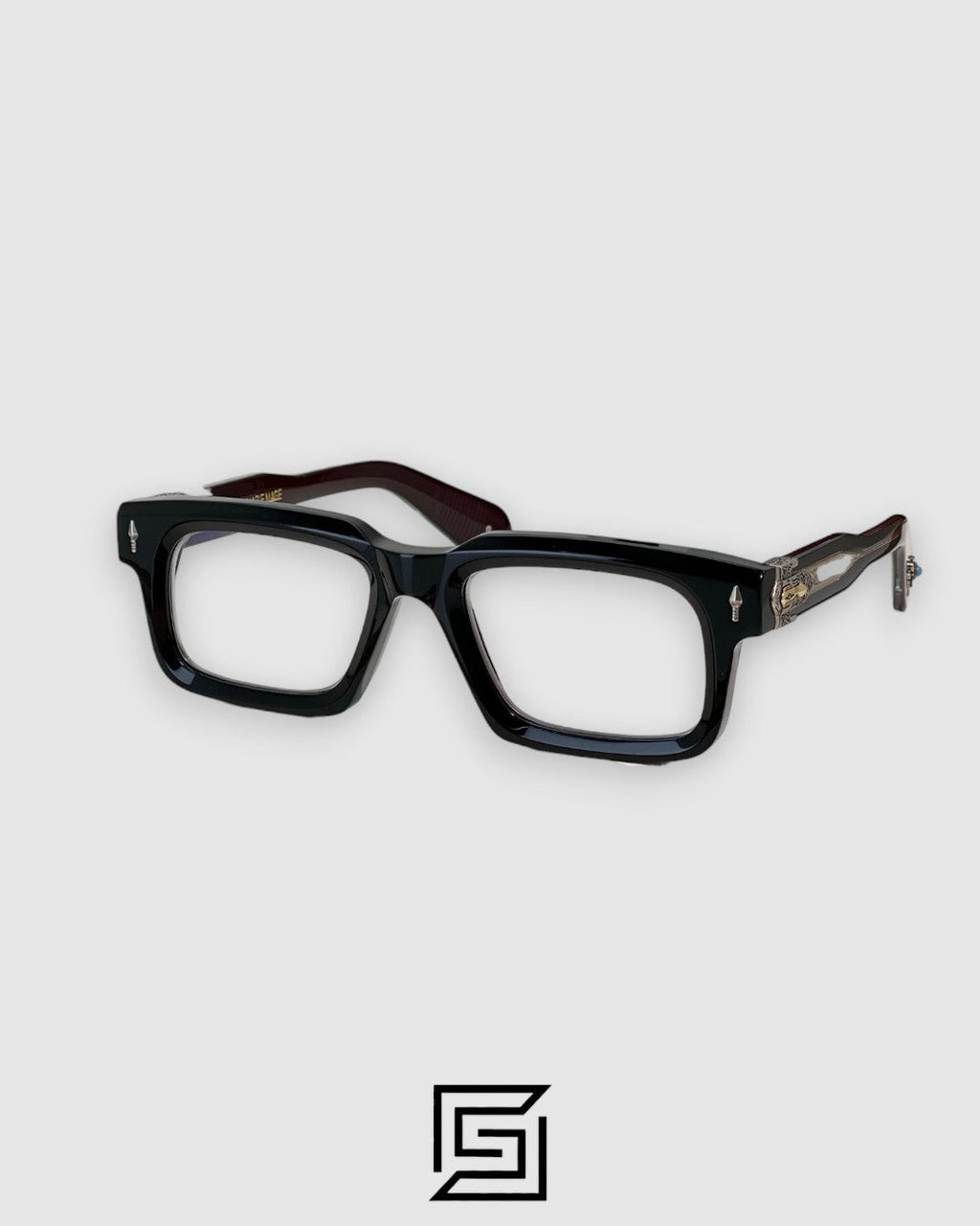 Jacques Marie Mage BELVEDERE Black Frame Eyeglasses