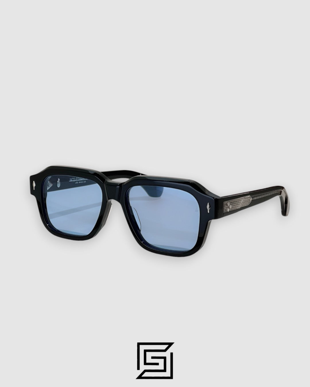 Jacques Marie Mage VIVENNE Sunglasses Men - BLACK-BLUE