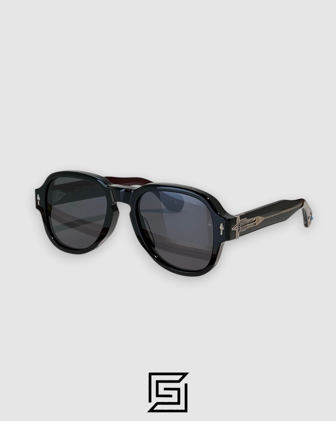 Jacques Marie Mage RED CLOUD Sunglasses Men - BLACK_BLACK