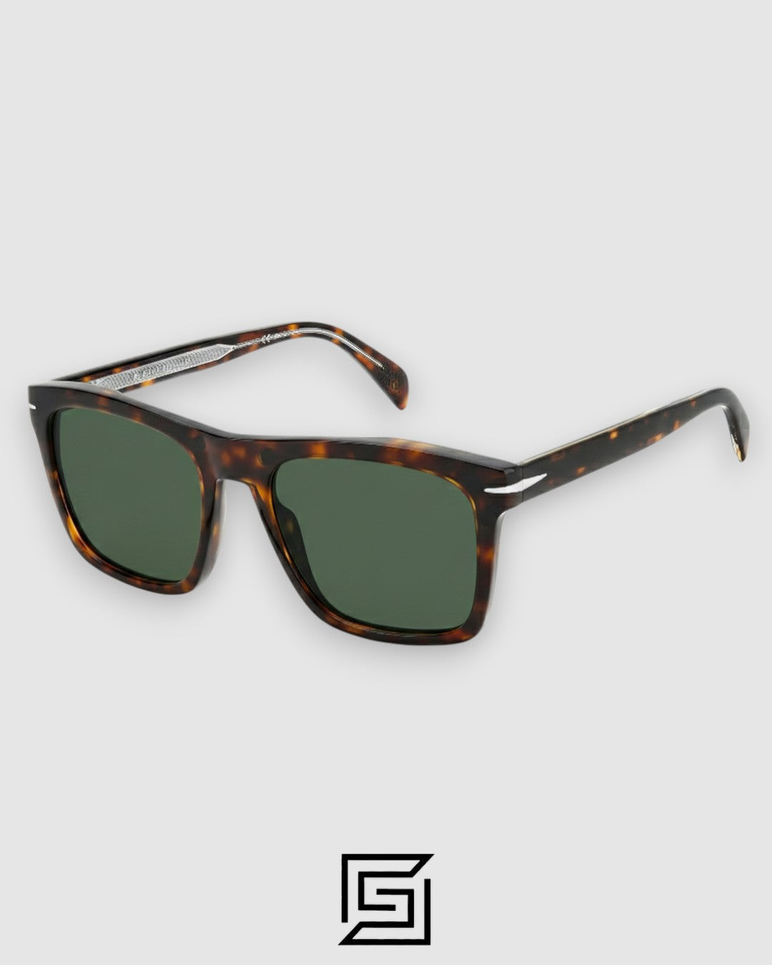 David Beckham DB7000 Tiger Brown Frame With Olive Lenses