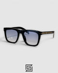 DB7000 Sunglasses - black x blue -gold
