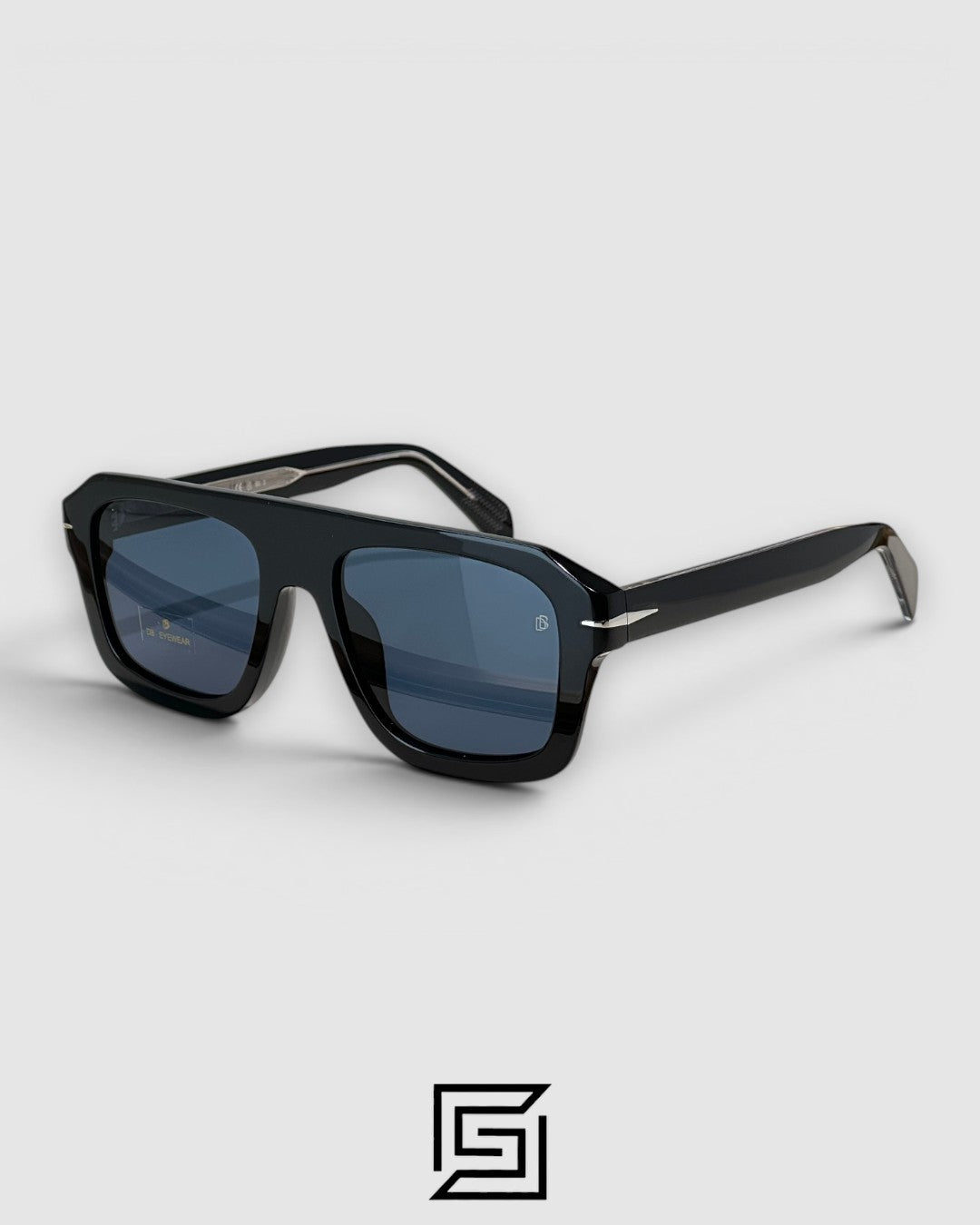 DB7127 Sunglasses - BLACK-BLUE