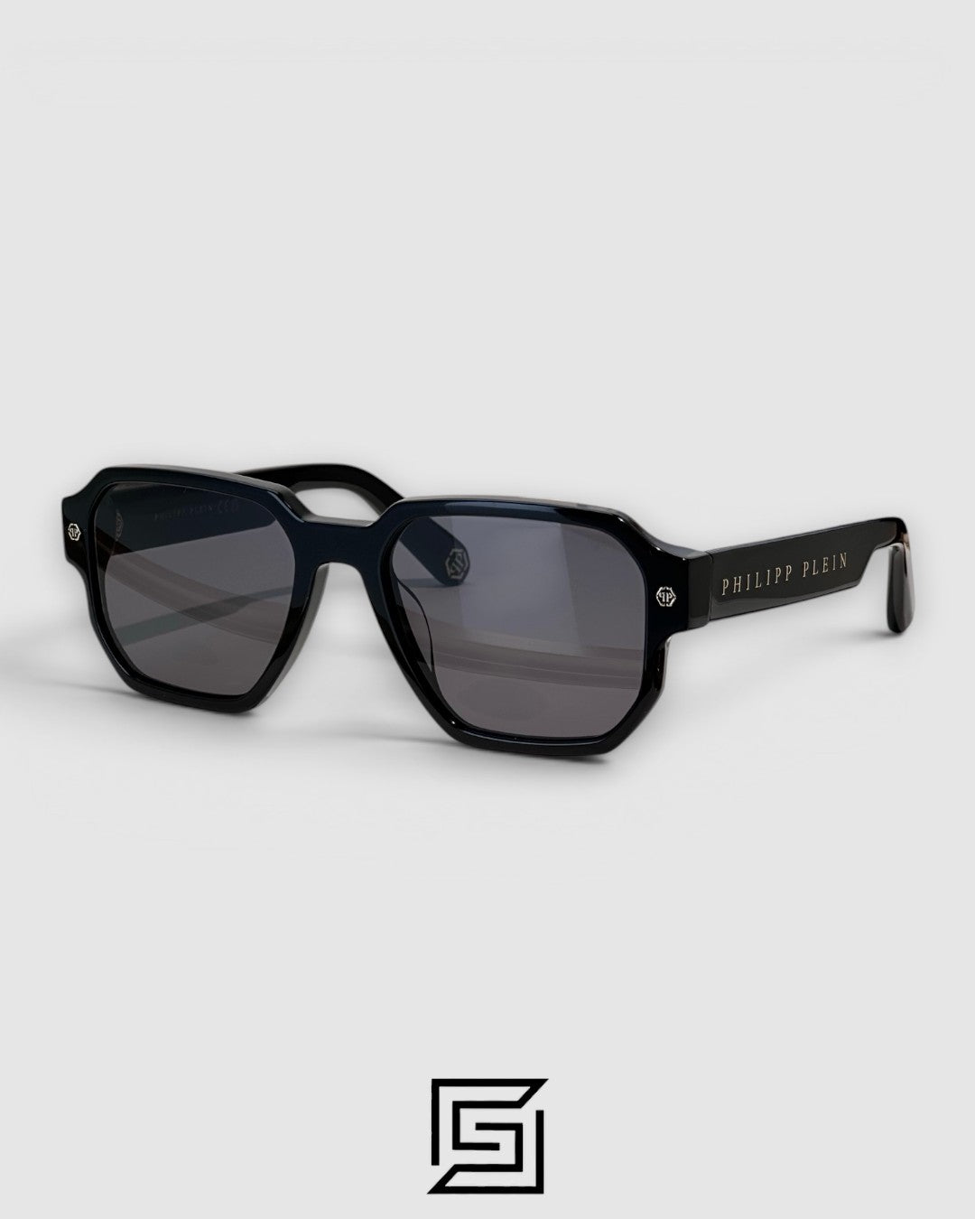 نظارة شمسية Philipp Plein STUD VPP199V - أسود_أسود