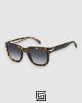 David Beckham DB7118 Tiger Brown Frame With Grey Lenses