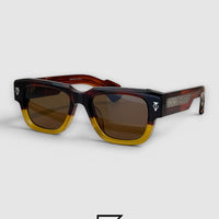 TAYCAN Sunglasses - Brown Two Tone -Light Brown