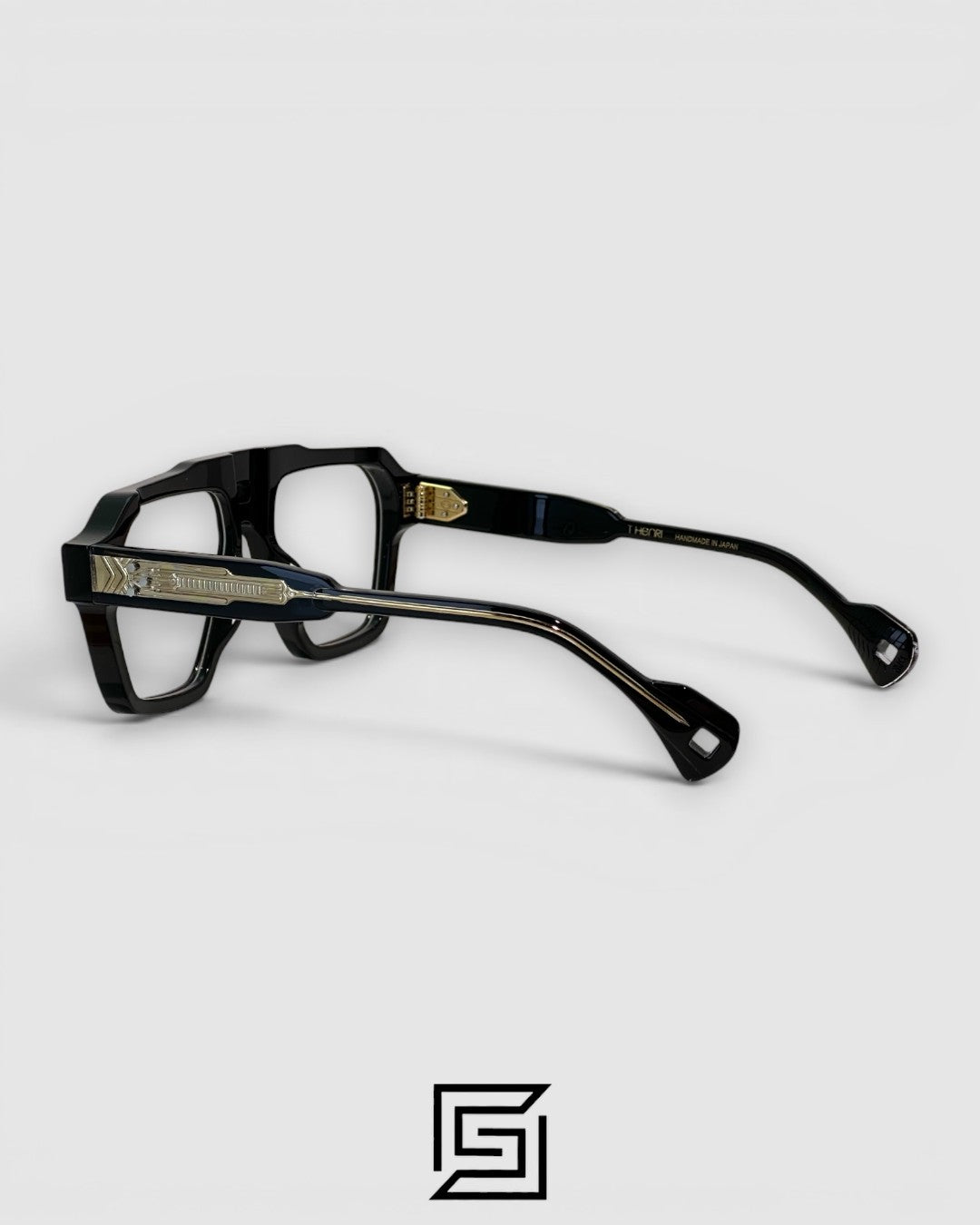 T HENRI SKYLINE Black Full-Rim Clear Eyeglasses