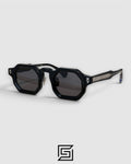 BIRDCAGE Sunglasses - black-brown - Black-Black X Silver Arm