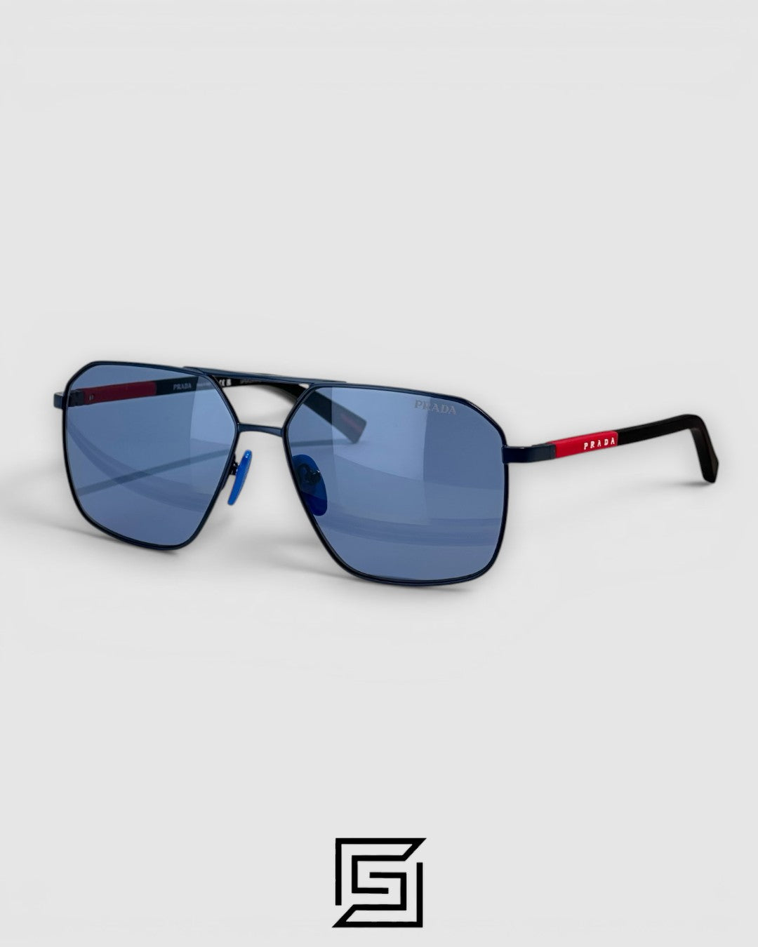 Prada SPS A50 Blue Lenses Blue Frame