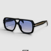 DB7151 Black Frame With Black Lenses - BLACK-BLUE