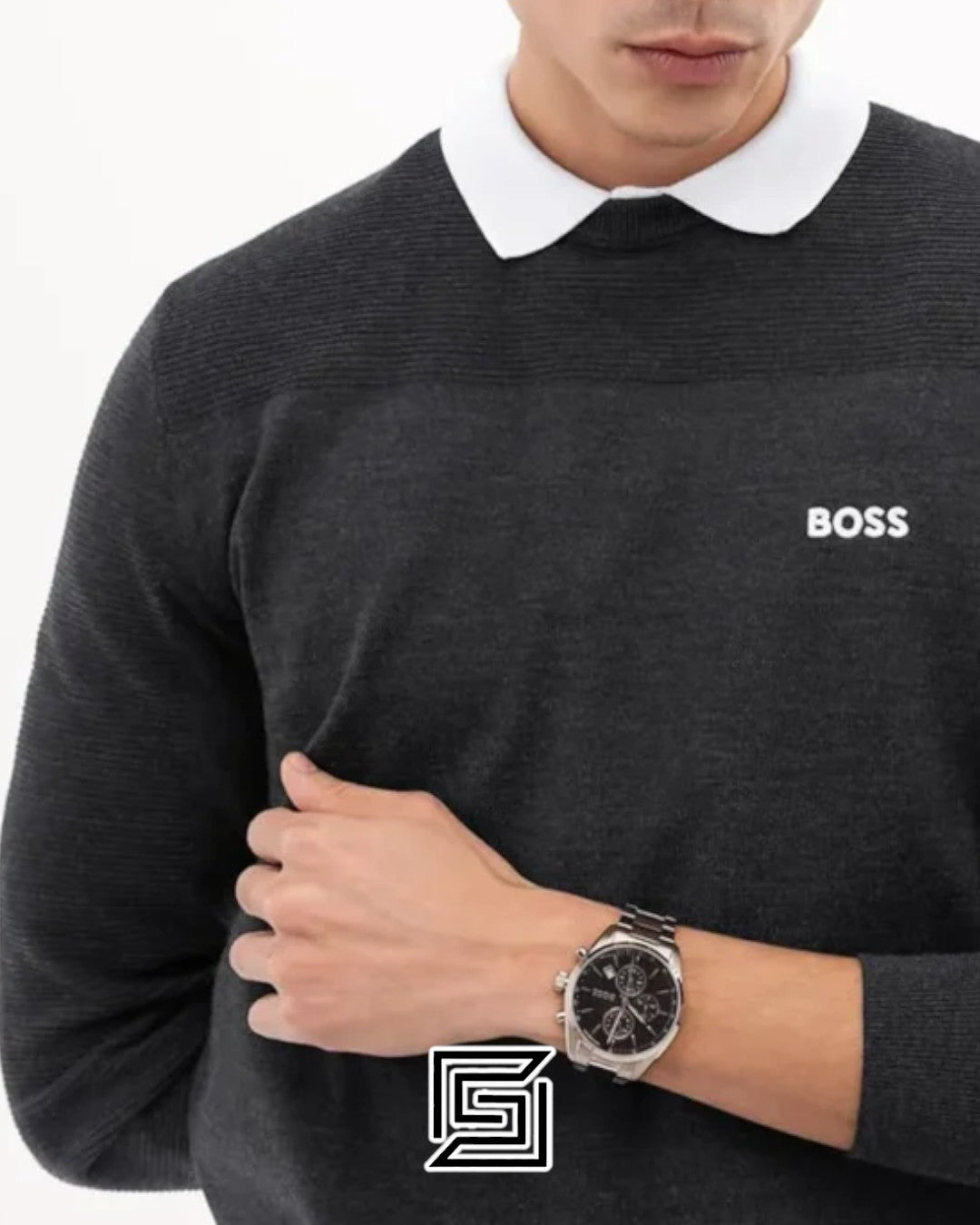 Boss 1514251 Chronograph Black Dial Stainless Steel Men's Watch