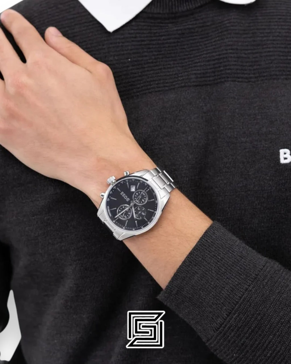 Boss 1514251 Chronograph Black Dial Stainless Steel Men's Watch
