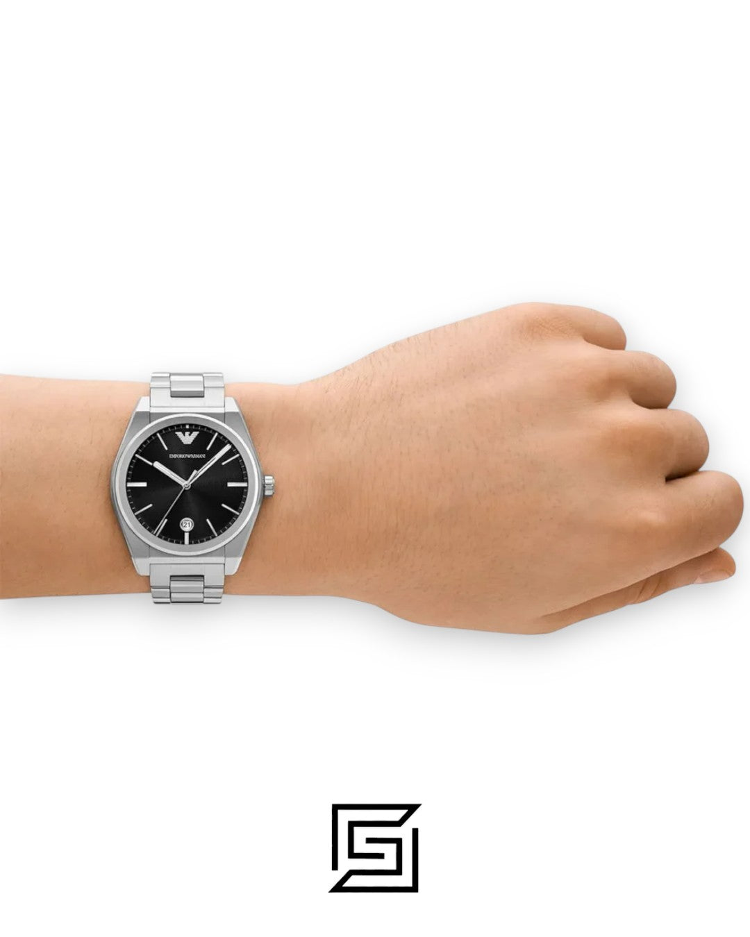 Emporio Armani AR11622 Stainless Steel Black Dial Men's Watch