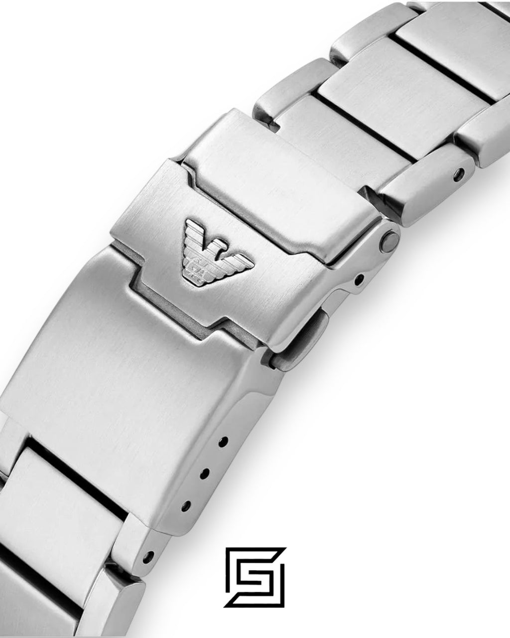 Emporio Armani AR11683 Silver Dial Stainless Steel Men's Watch 43mm