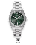 Emporio Armani AR11621 Green Dial Stainless Steel Men's Watch