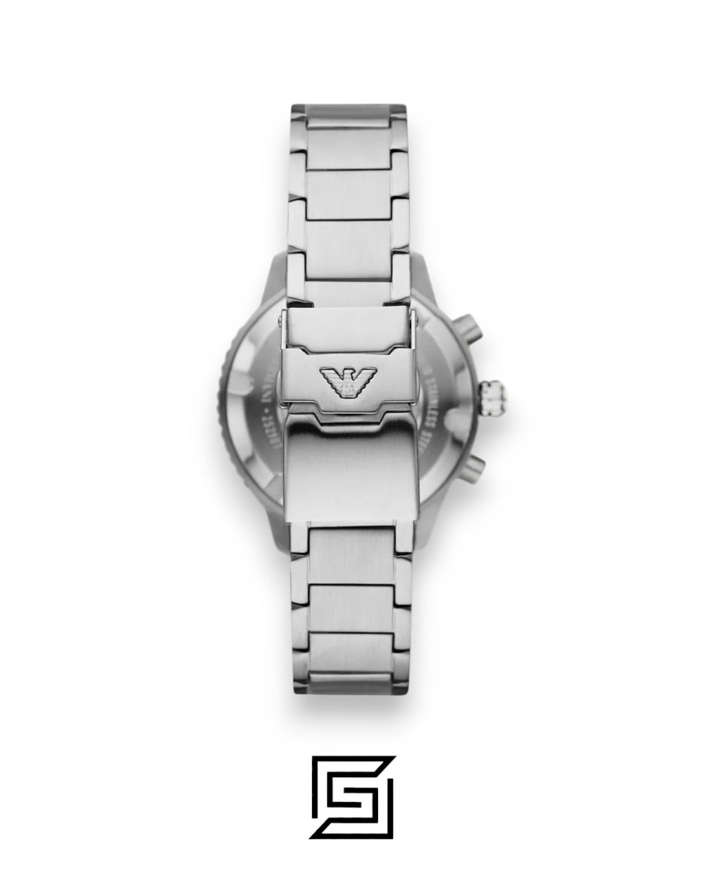 ساعة يد رجالية بعقارب بمينا أخضر AR11500