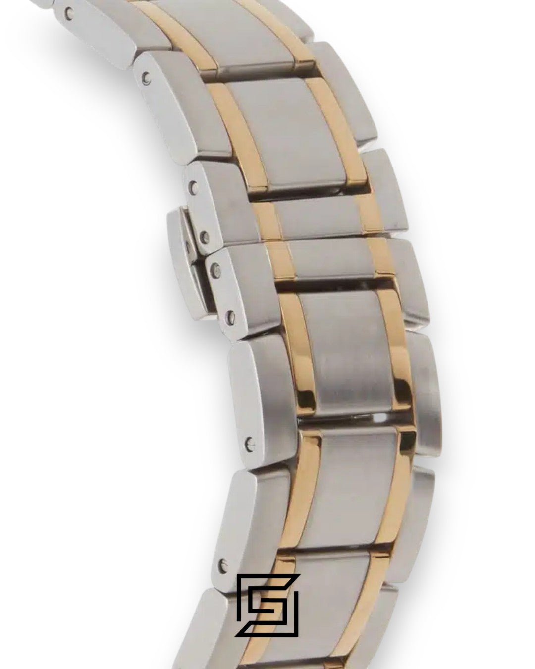 Emporio Armani AR11076 Men's Silver Dial Two-Tone Watch