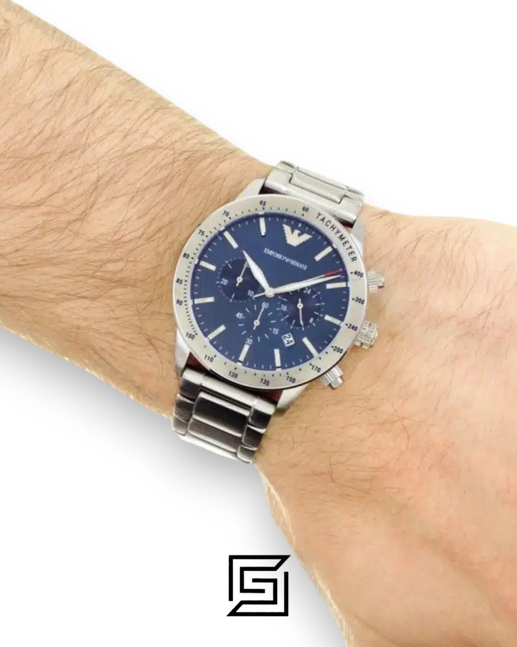Emporio Armani AR11306 Men's Chronograph Blue Dial Watch
